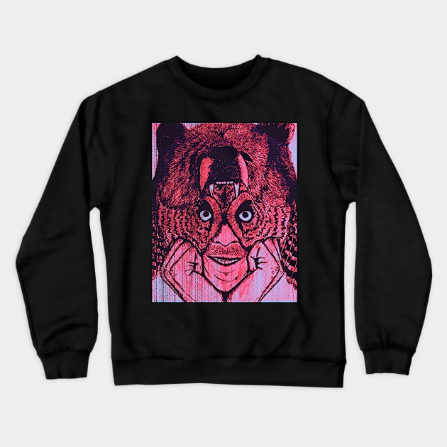 Blood and Animals Crewneck Sweatshirt by Hirasaki Store